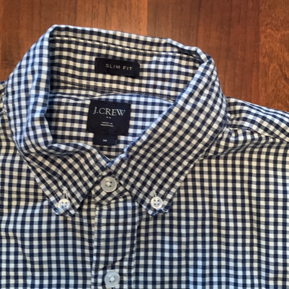 Blue check J. Crew dress shirt - Picture 2 of 2